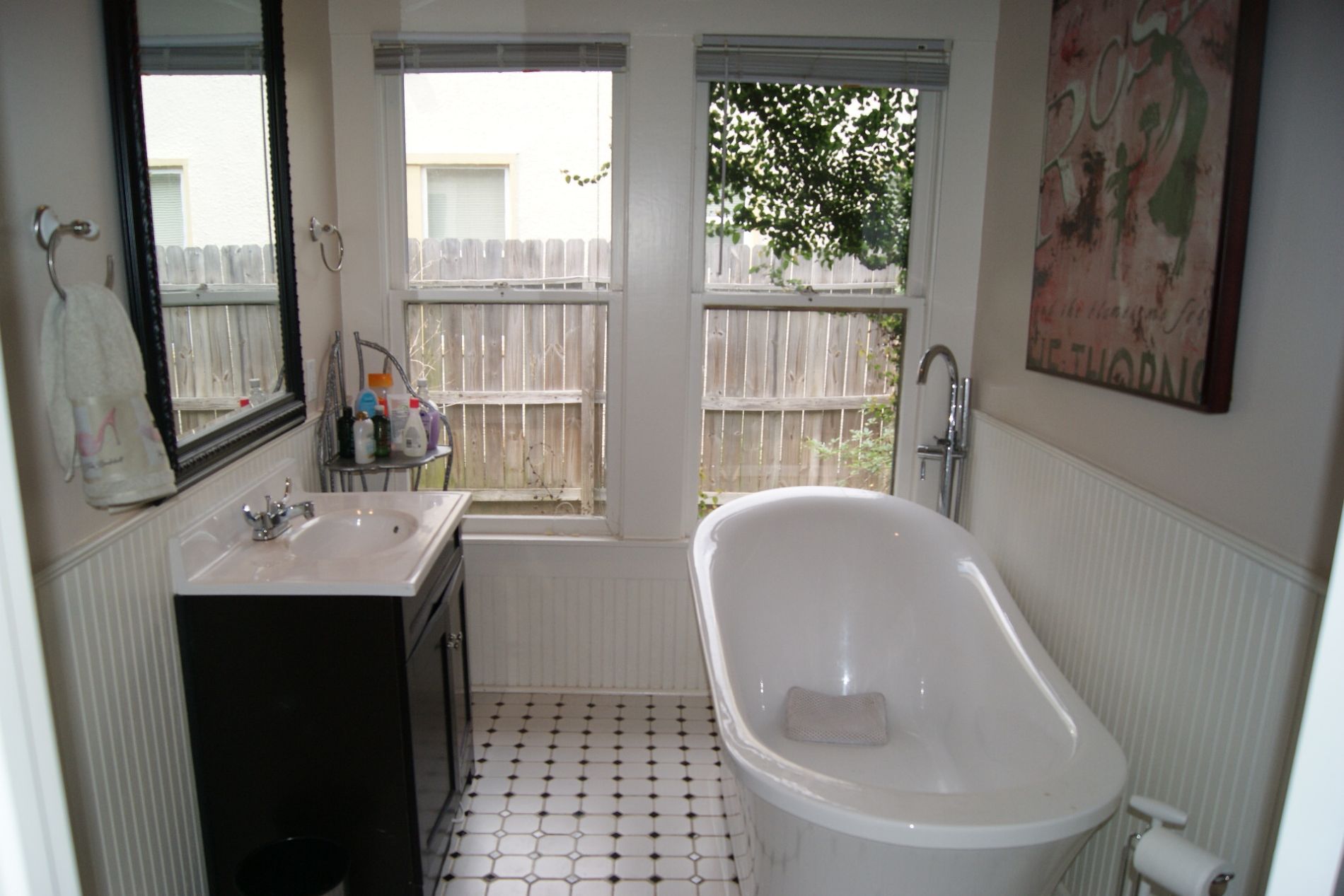 Hall bath includes soaker tub and walk in shower