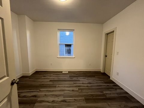 Main floor bedroom with walk in closet