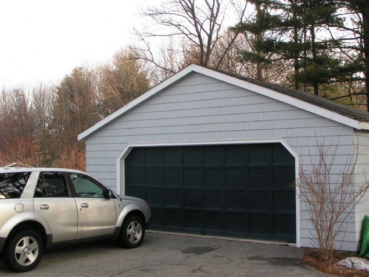 oversized 2 car garage