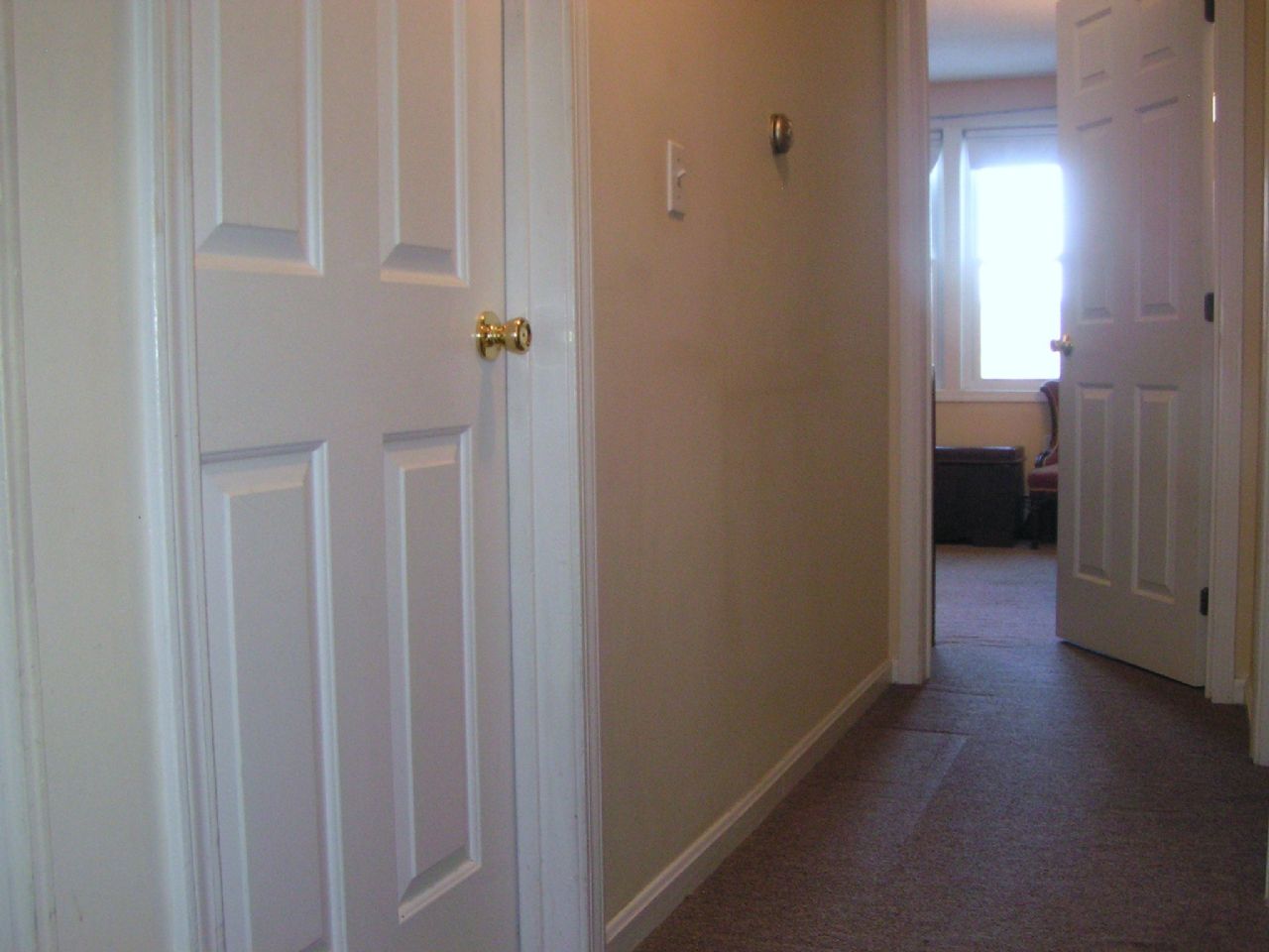 hallway - 6 panel doors thruout
