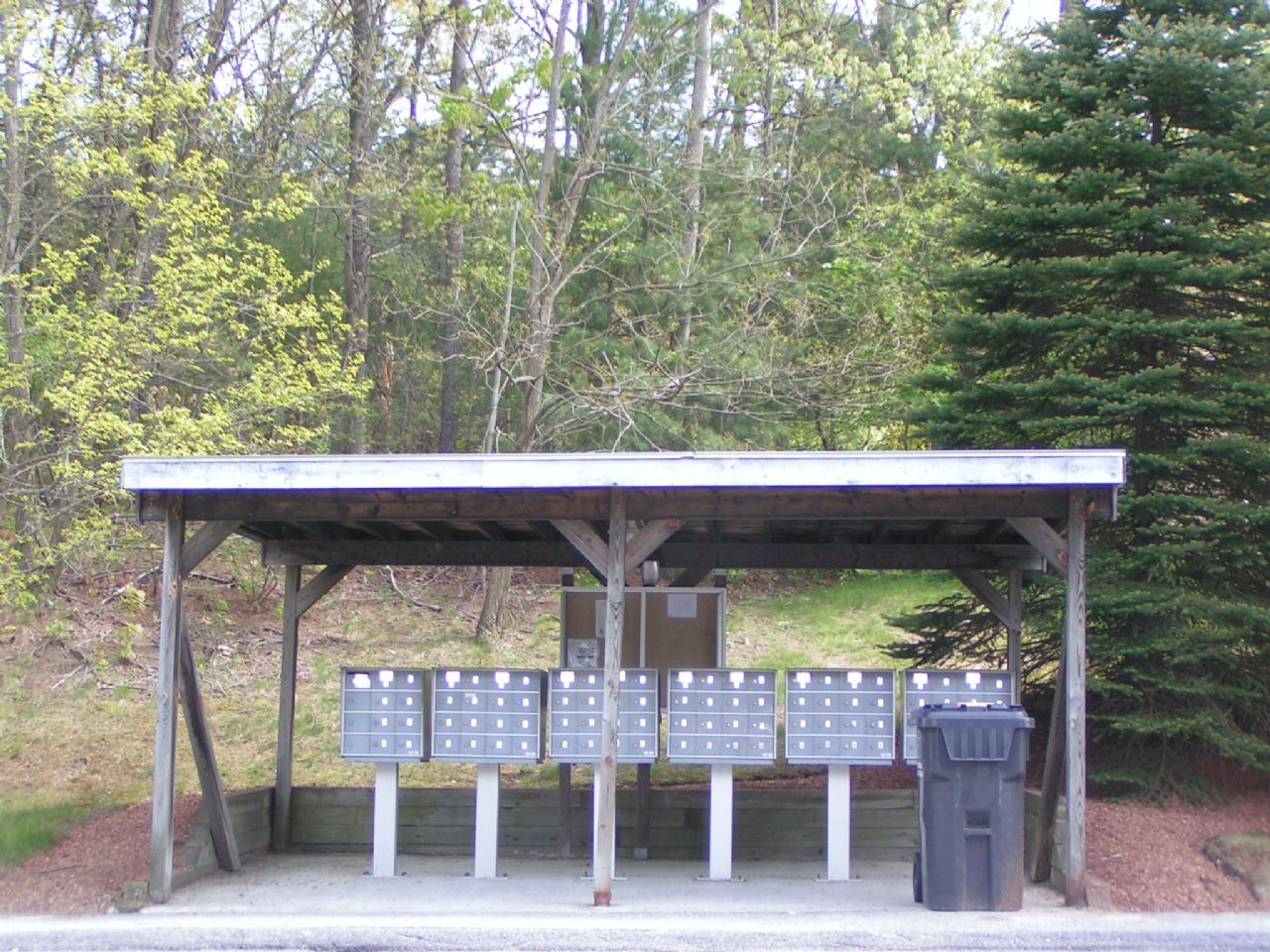 Mailbox just across the street