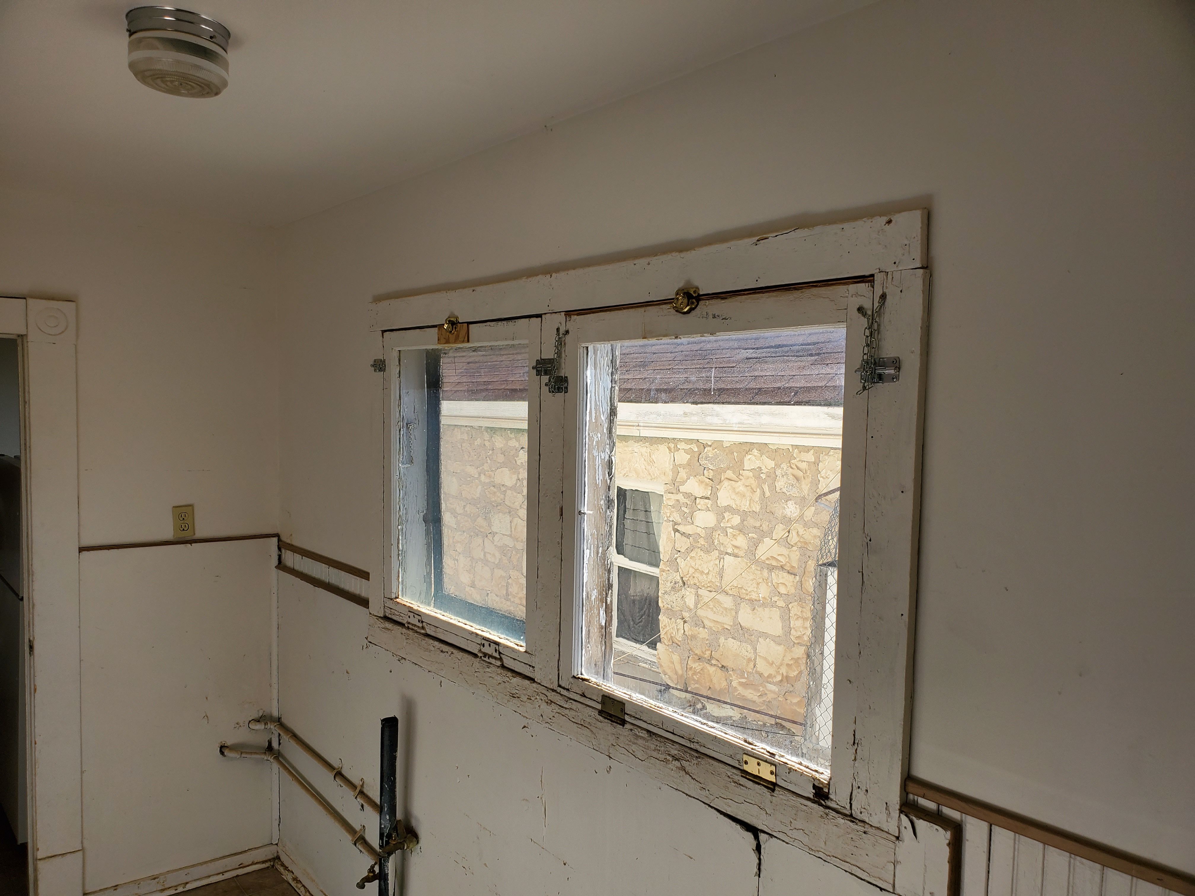 Laundry room from back door