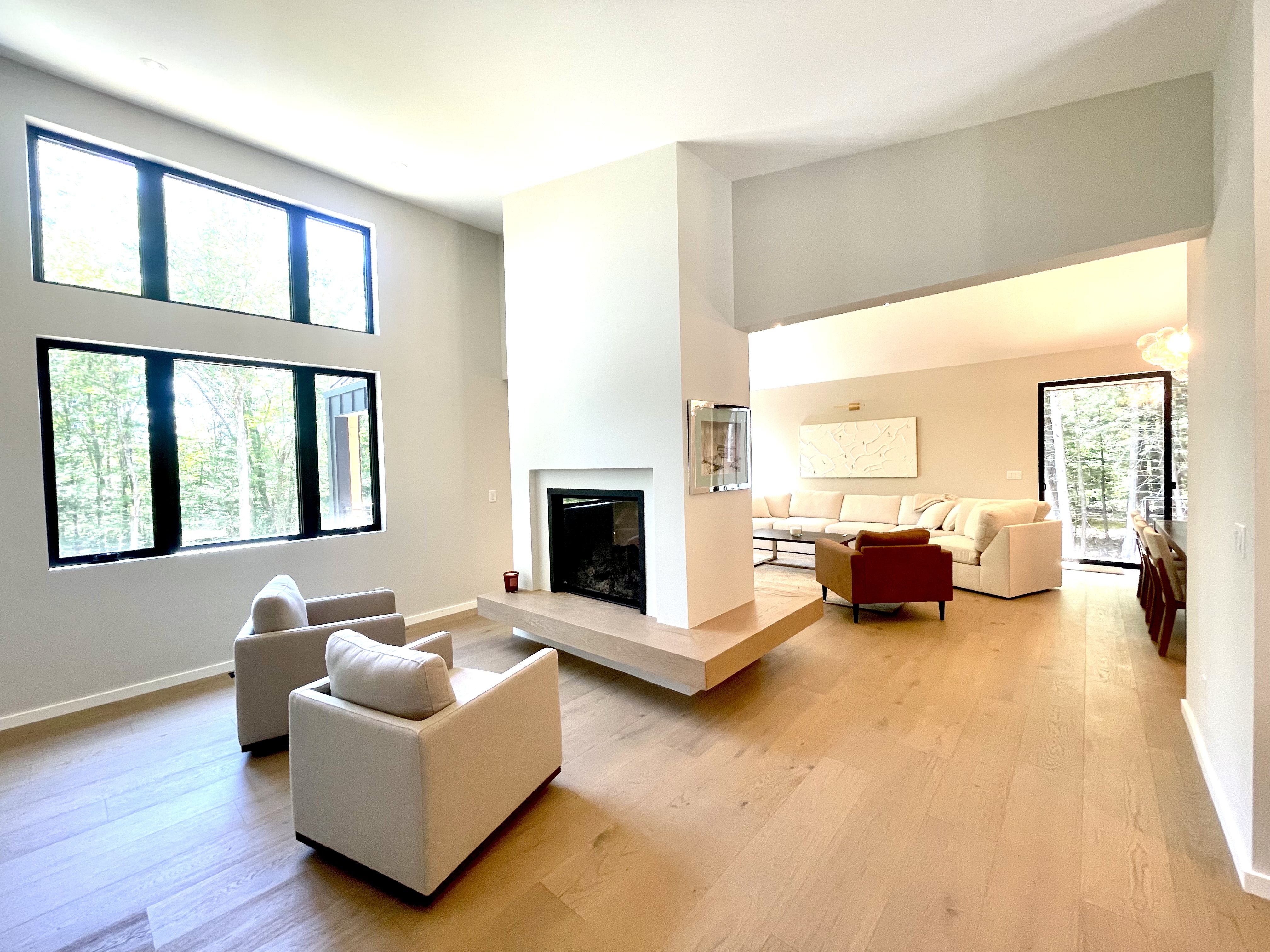 Double sided fireplace Double sided fireplace