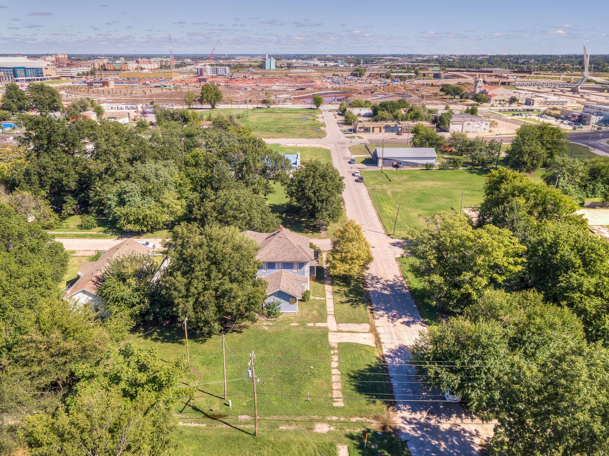 Aerial Showing Close Proximity to Scissortail Park 