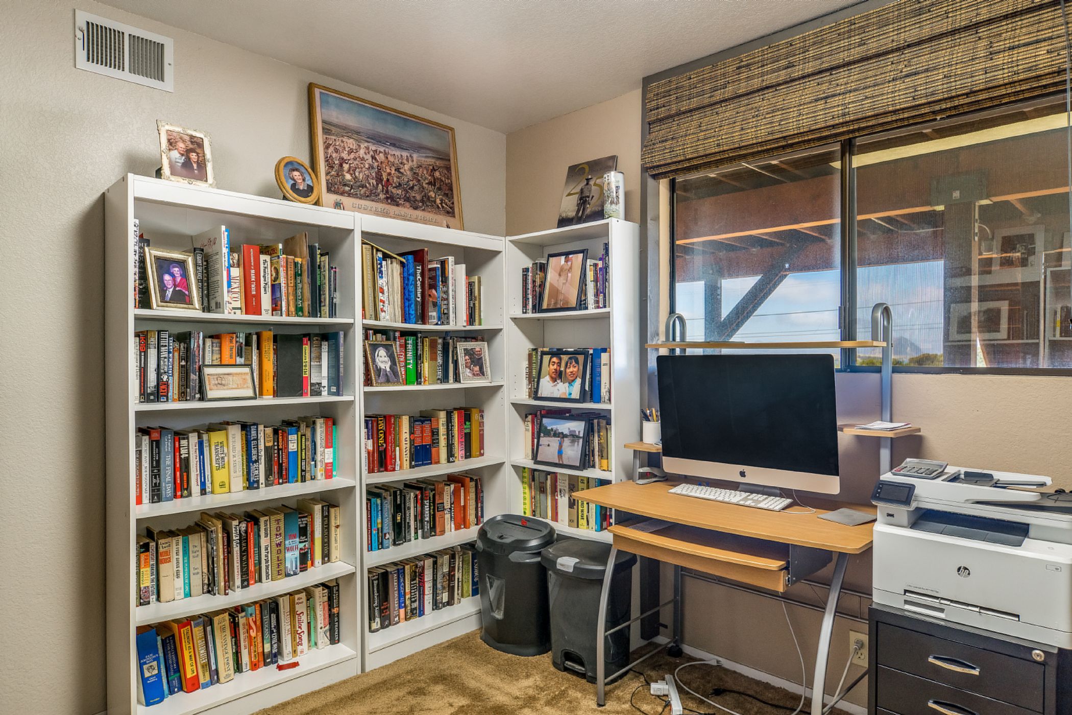 Bedroom used as office Bedroom used as office