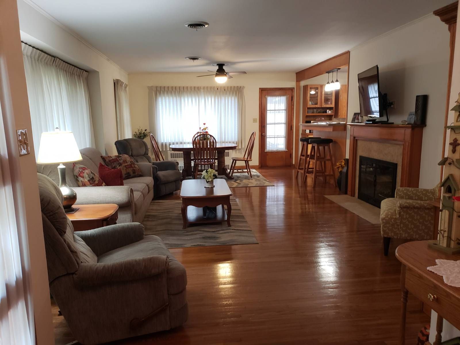 Living / Dining view