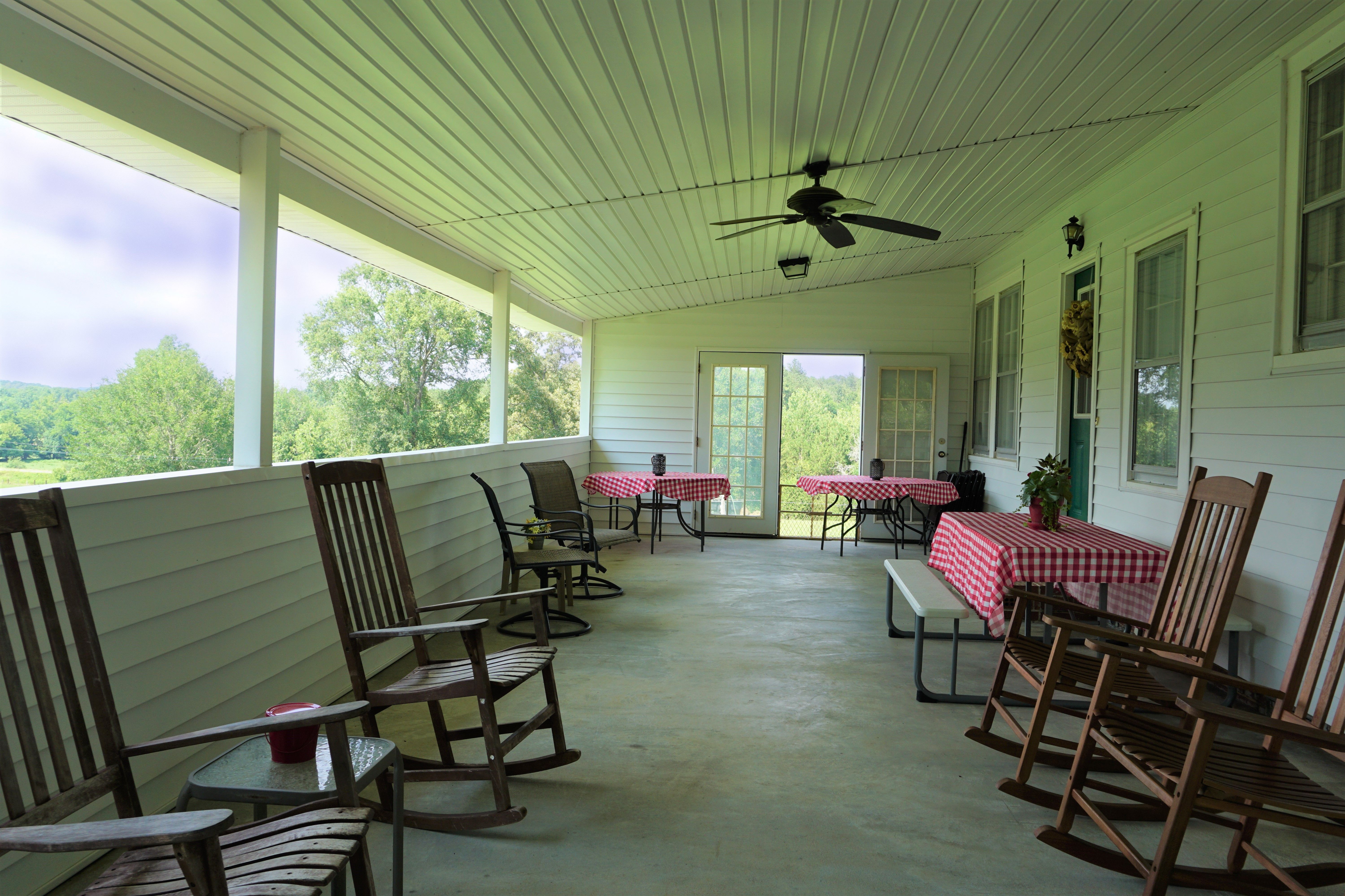 Covered Back Porch