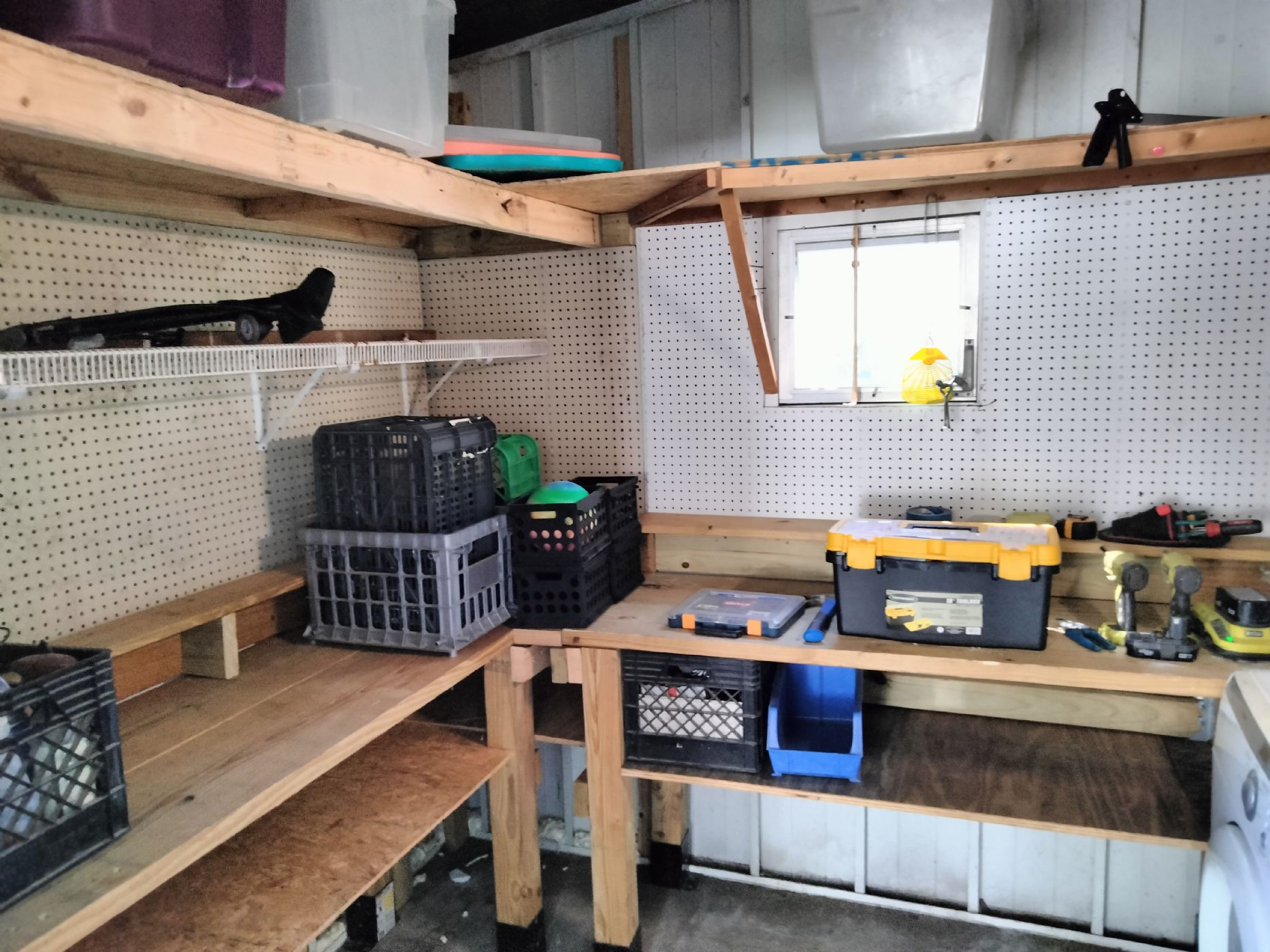 Inside Shed Inside Shed