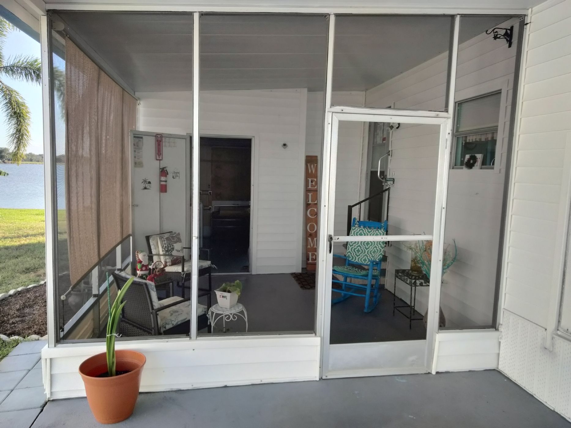 Front Screened Porch Front Screened Porch