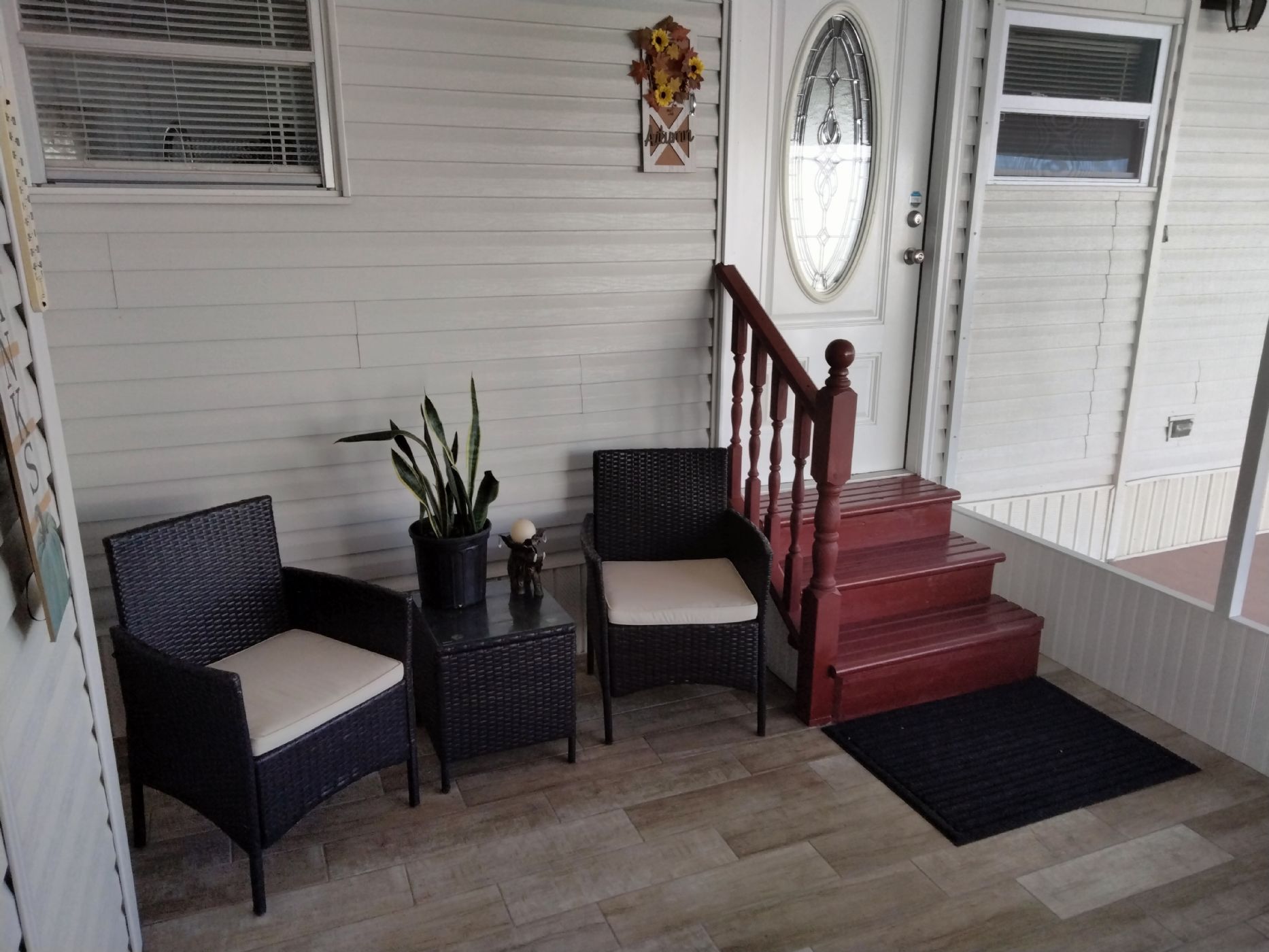 Inside Screened Front Porch Inside Screened Front Porch