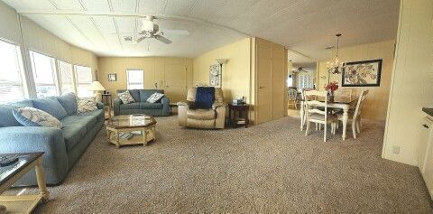 living/dining view from shelving unit living/dining view from shelving unit