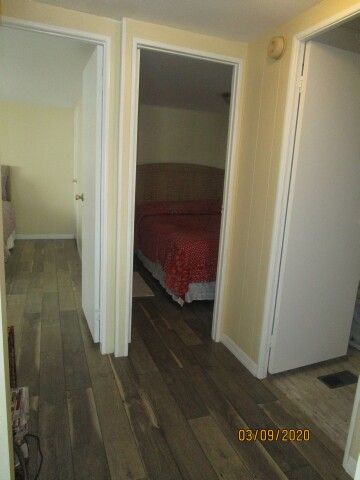 hallway to bedrooms and baths