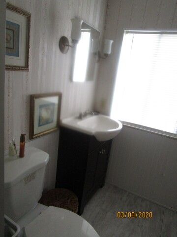 view from master shower