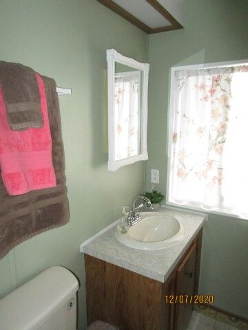 view from master shower