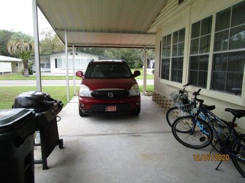 carport view from utility shed