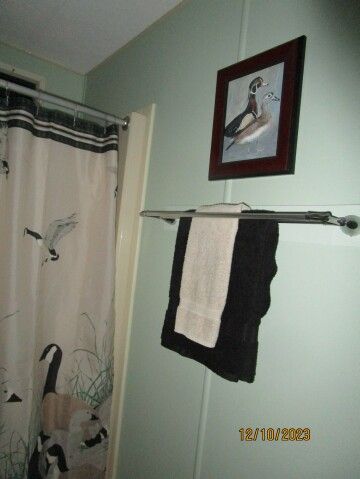 hall bath towel wall