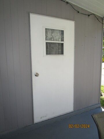 utility shed entry door