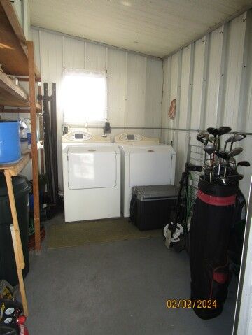 8 x 10 utility shed, w/d