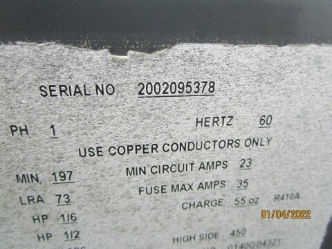 C/H/A - serial number