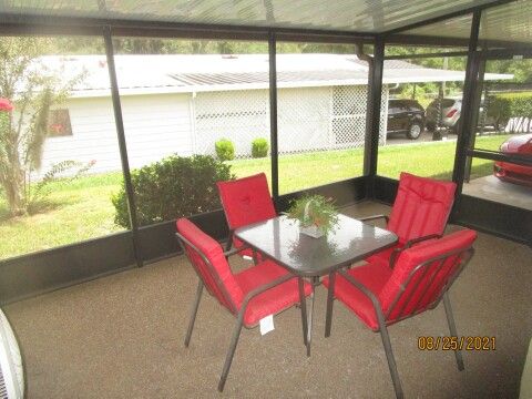 side screen room view from rear door