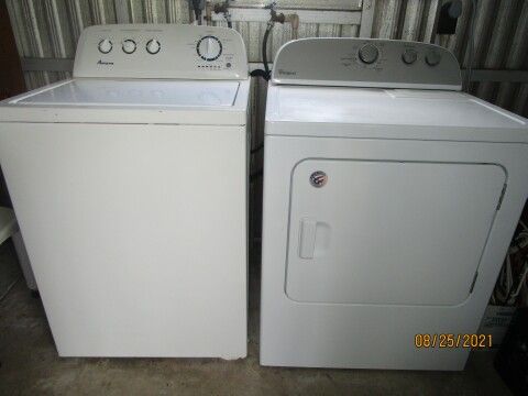Amana washer, Whirlpool dryer