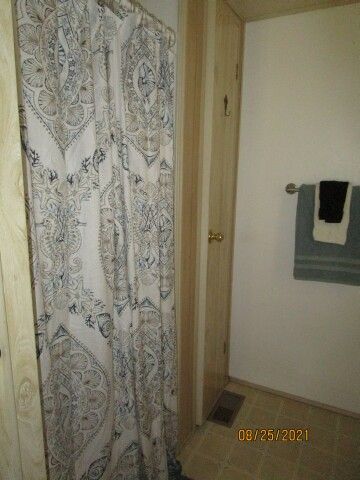 shower, linen closet