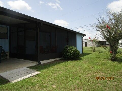 east side of carport