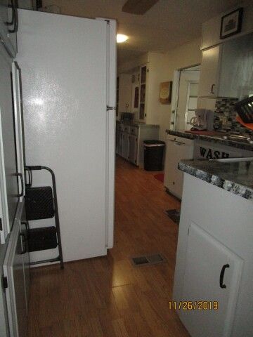 view of kitchen from front hall