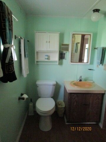 view from walk-in shower