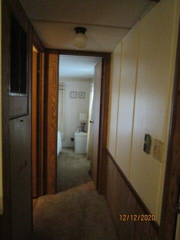 hallway to front bedroom