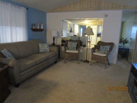 living room view from kitchen