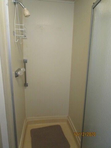 front walk-in shower