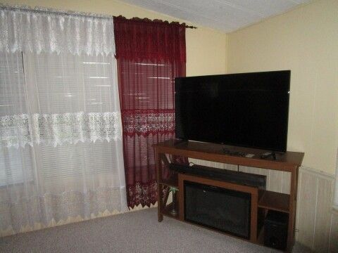 TV, fireplace console