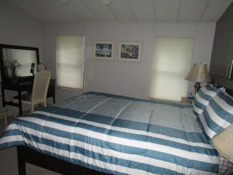 view of master bedroom from ensuite