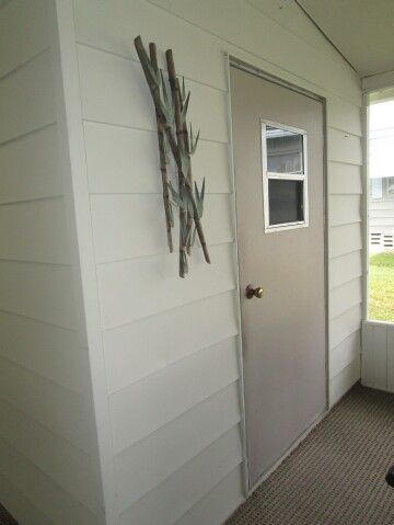 entry to storage shed