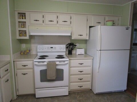 electric range, refrigerator