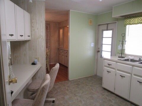 kitchen view from refrigerator