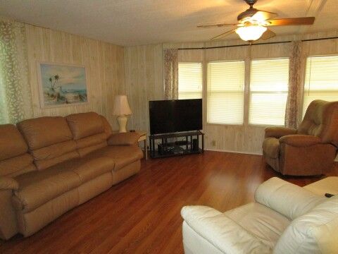 living room view from hall