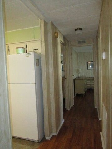 view of hall from living room