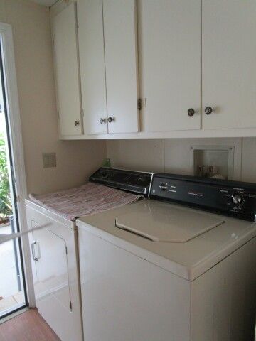 GE washer, Amana dryer