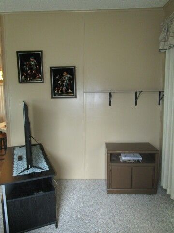 computer corner of living room