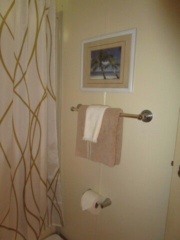 hall bath towel bar wall