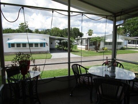 Screen room view from corner