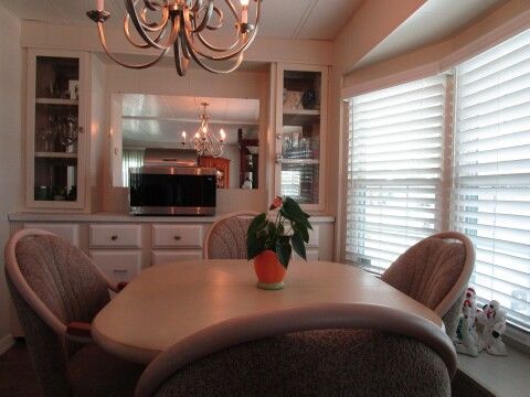 NEW insulated windows, dining area