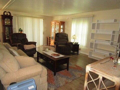 living room view from hall