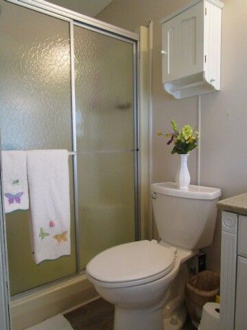 ensuite toilet, WI shower