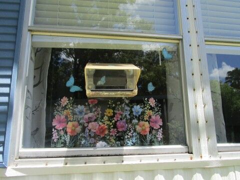 window bird feeder #2 on Southside