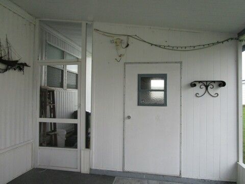 8x10 shed entry door, extra storage area