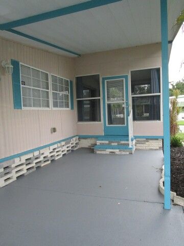 covered pation, FL room front entry