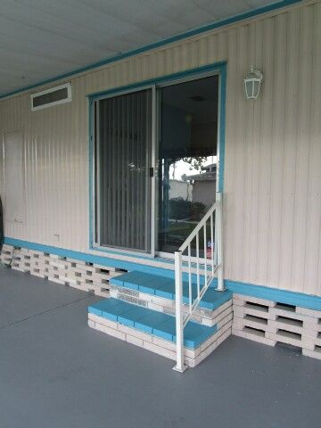 side sliding glass door entrance